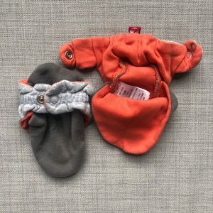 12M Zutano Cotton Booties
